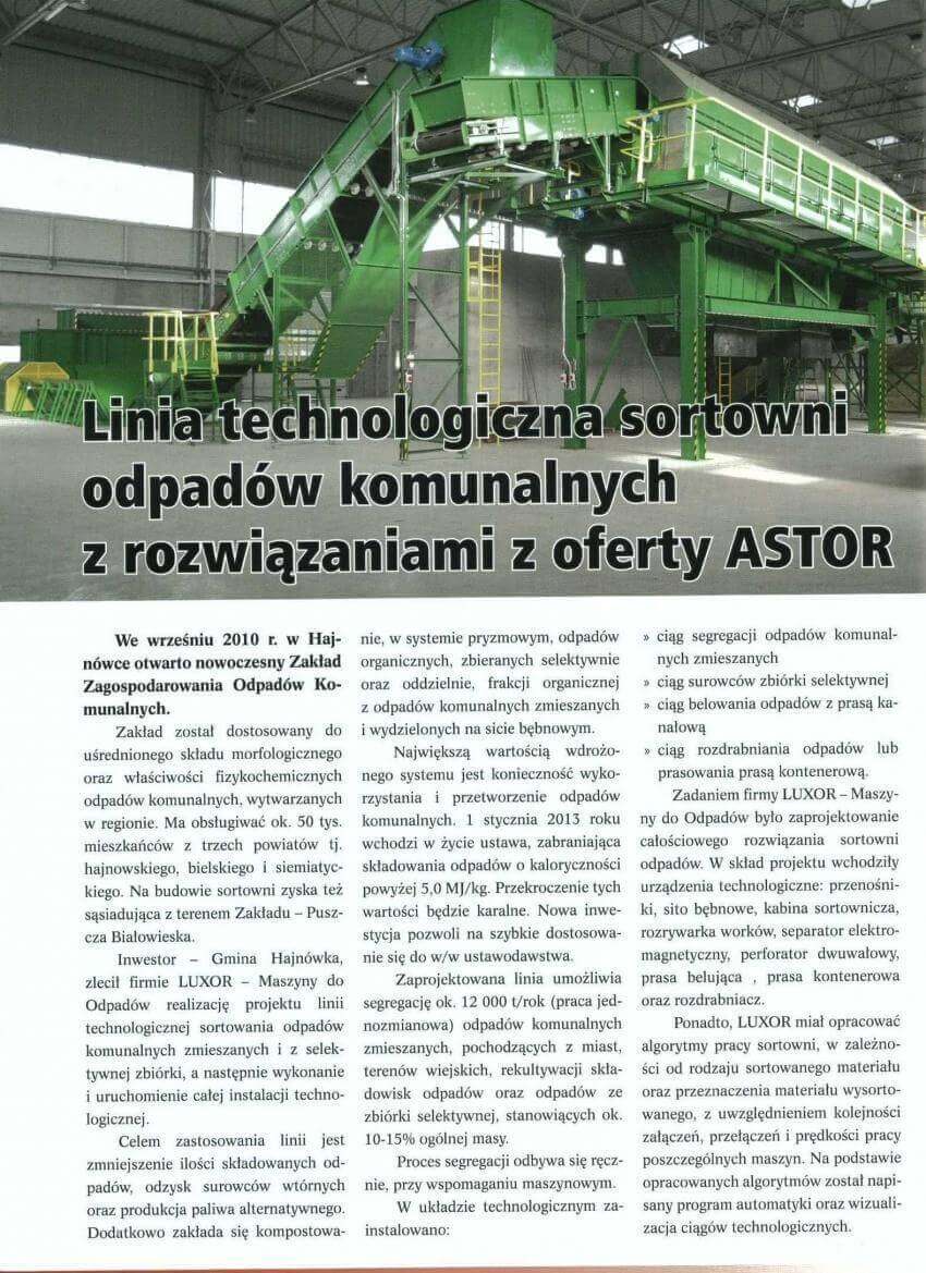 Biuletyn Automatyki ASTOR 67(1/2011)